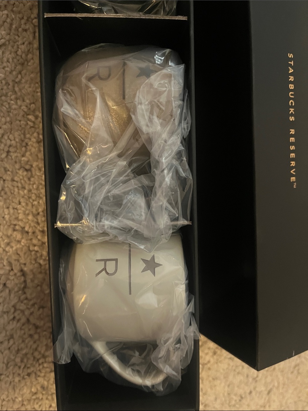 Starbucks Reserve Black and Gold Gift Box Set espresso cups! - Picture 4 of 5